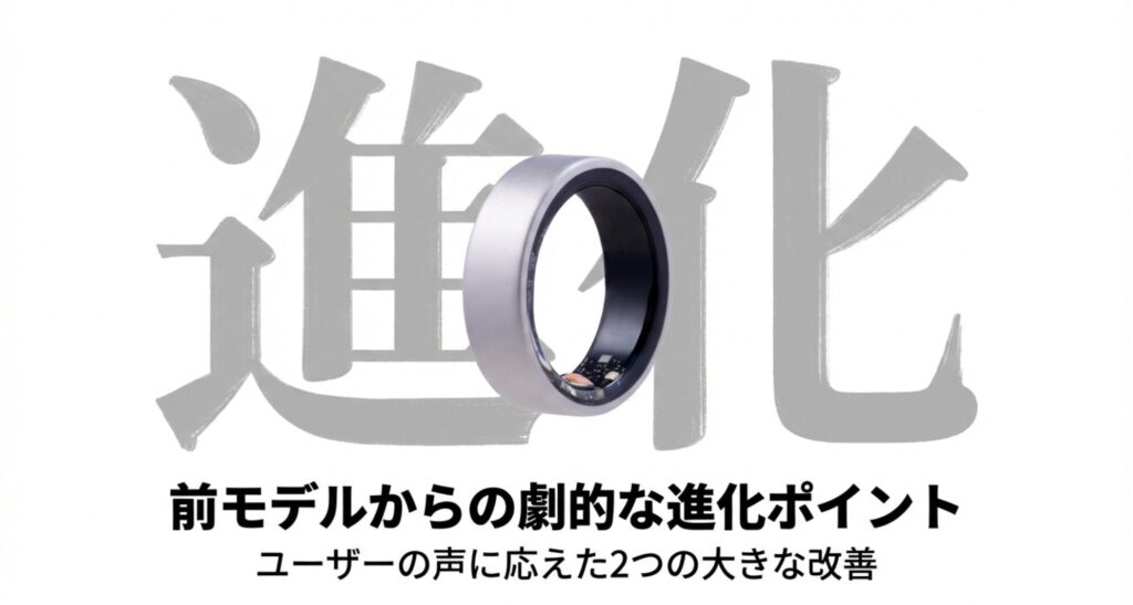 SOXAI RING 2の前モデルからの進化ポイント。ユーザーの声に応えた2つの大きな改善点について。