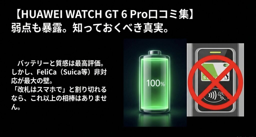 改札機にSuicaでタッチするイラストに大きく禁止マーク（×印）が重ねられ、FeliCa非対応であることを警告しているスライド