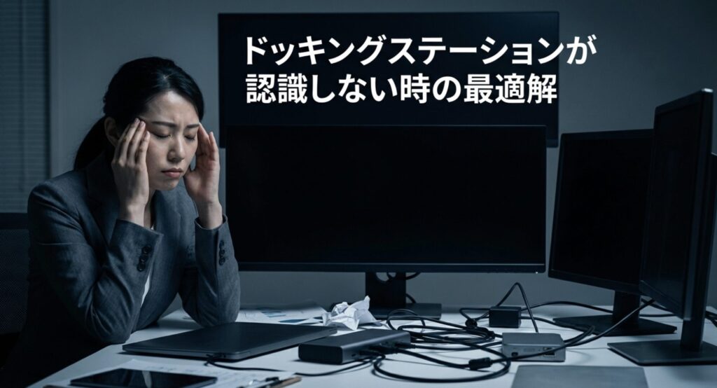 ドッキングステーションが認識しない時の最適解