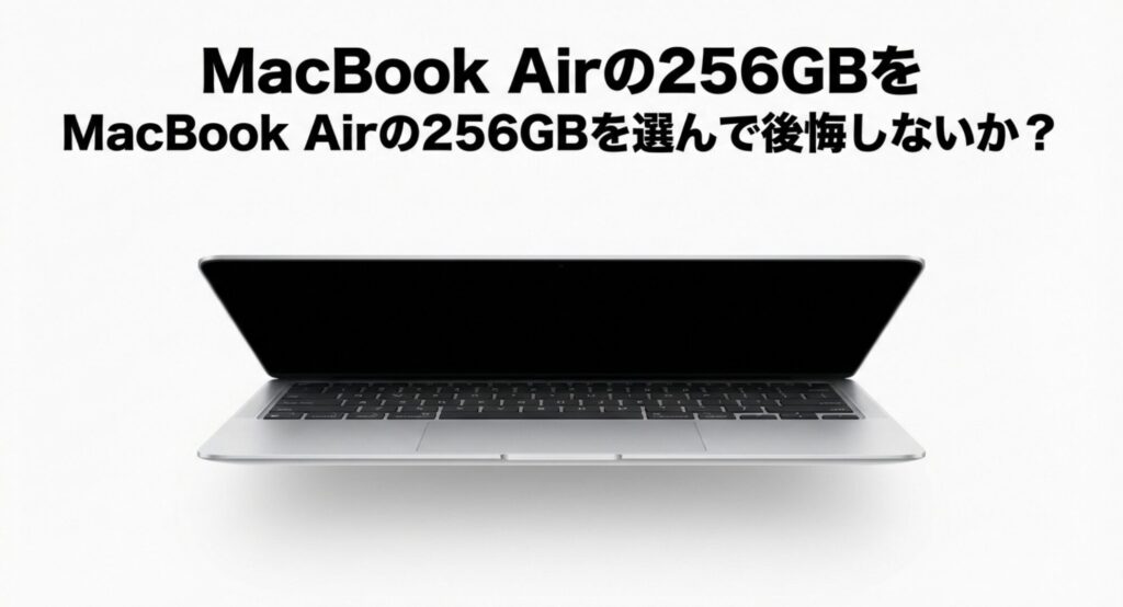 MacBook Airの256GBを選んで後悔しないか解説するスライド