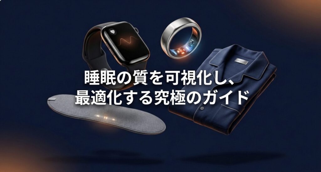 睡眠の質を可視化し最適化する究極のガイドの表紙スライド