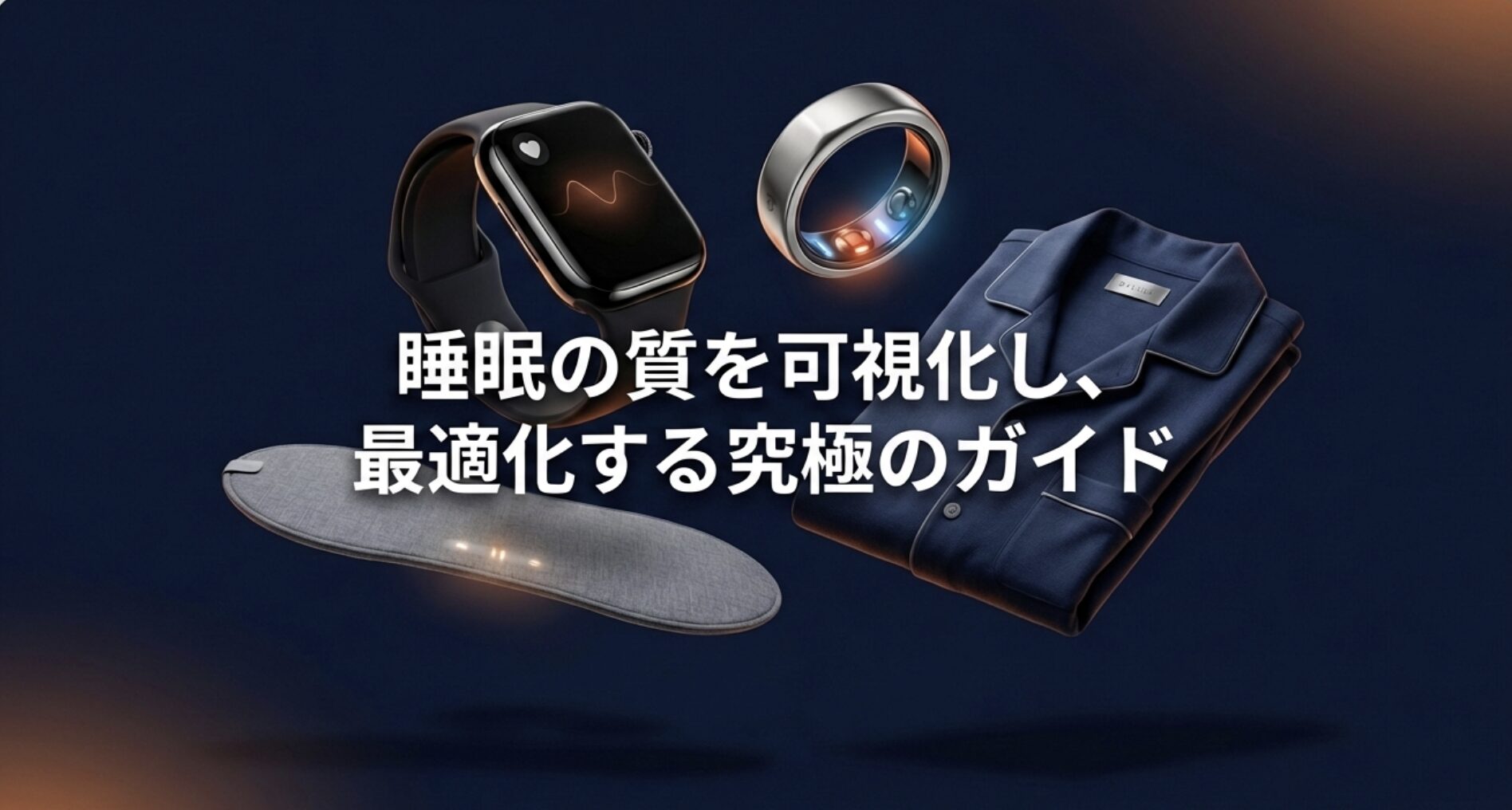 睡眠の質を可視化し最適化する究極のガイドの表紙スライド