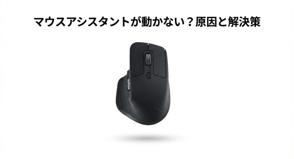 エレコムのマウスアシスタントが動かない・適用されない原因と解決策のアイキャッチ画像