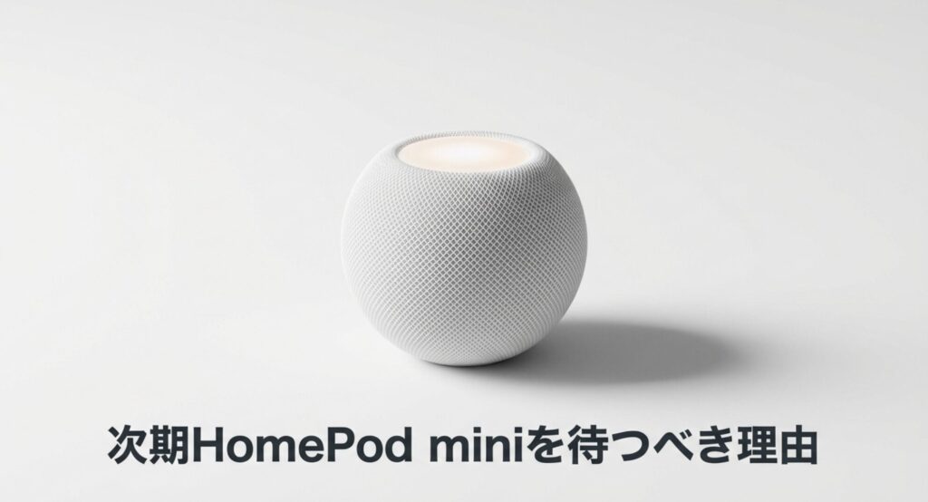 次期HomePod miniを待つべき理由と最新情報まとめ