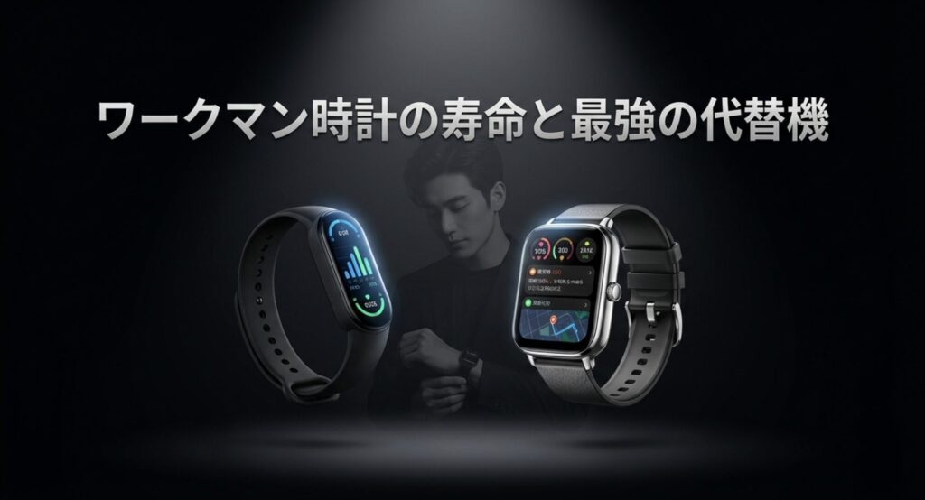 ワークマンのスマートウォッチの寿命とおすすめの最強代替機を示すアイキャッチ画像
