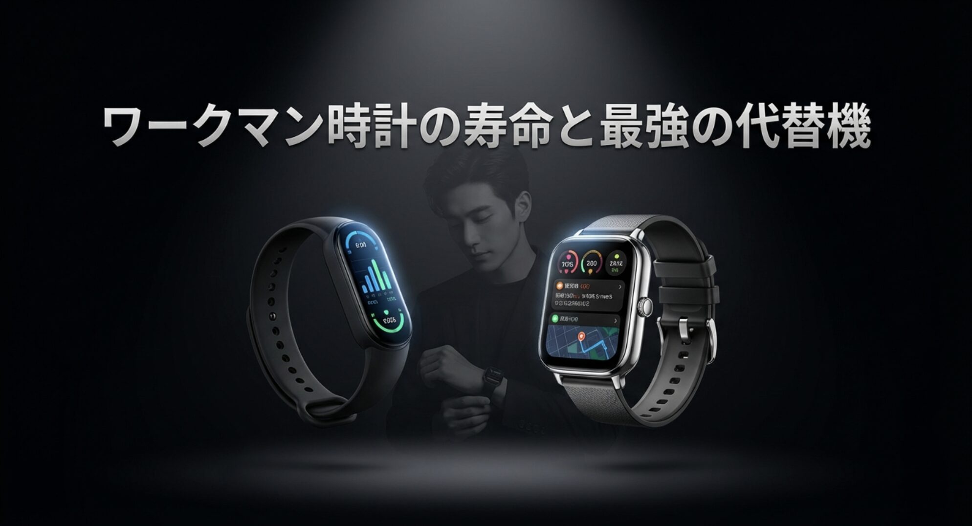 ワークマンのスマートウォッチの寿命とおすすめの最強代替機を示すアイキャッチ画像