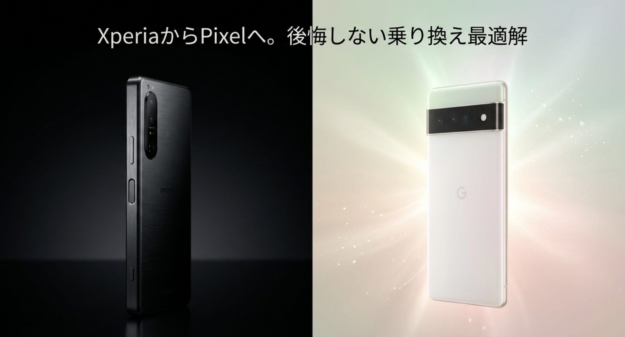XperiaからPixelへの機種変更と乗り換えの最適解を解説するアイキャッチ画像