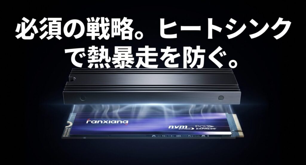 熱暴走を防ぐためにヒートシンクが必須の戦略であることの解説