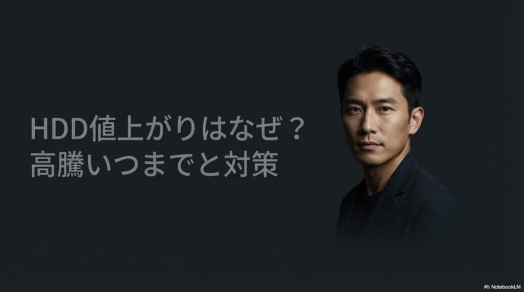 HDD値上がりはなぜ？高騰いつまでと対策の見出し画像