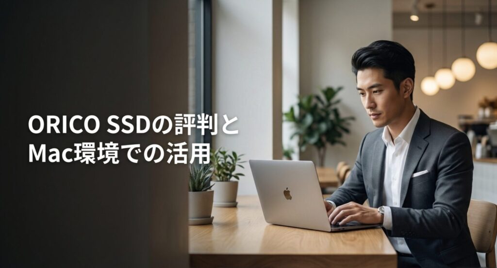ORICO SSDの評判とMac環境での活用のタイトルスライド