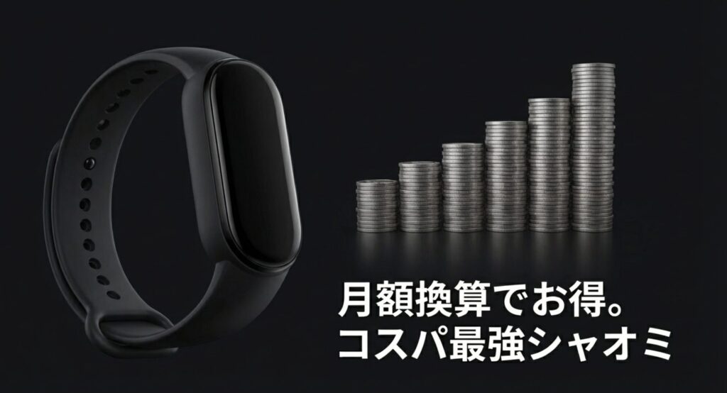 月額換算でお得に使えるコスパ最強のXiaomi（シャオミ）製スマートバンド