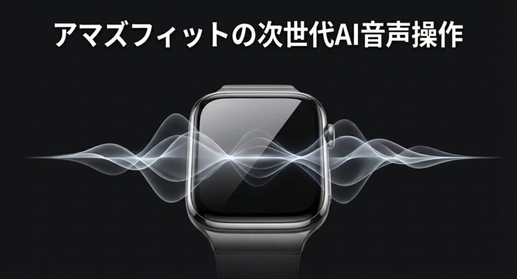 現場作業でも便利なAmazfit（アマズフィット）の次世代AI音声操作機能