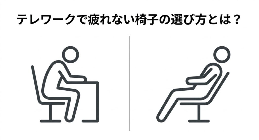 テレワークで疲れないミドルクラスチェアの比較基準と選び方