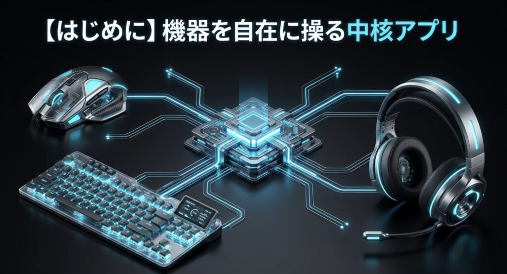 通信エラーや古いデータが原因でロジクールGハブが起動しない状態のイメージ