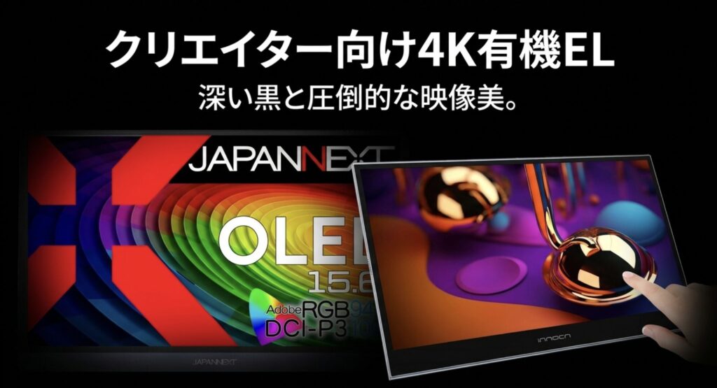 クリエイター向け4K有機EL