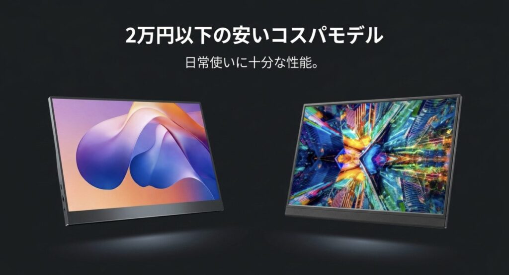 2万円以下の安いコスパモデル