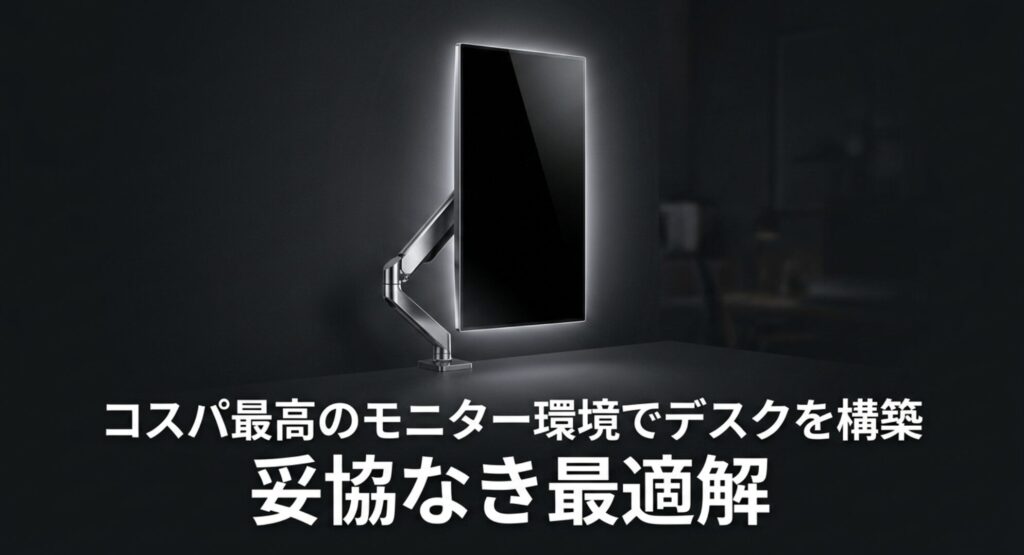 妥協なき最適解で構築するコスパ最高のモニター環境とデスク