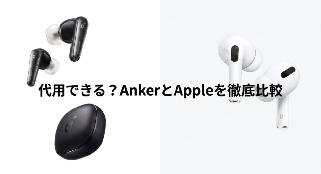 代用できる？Anker Soundcore Liberty 4とAirPods Proを徹底比較したアイキャッチ画像
