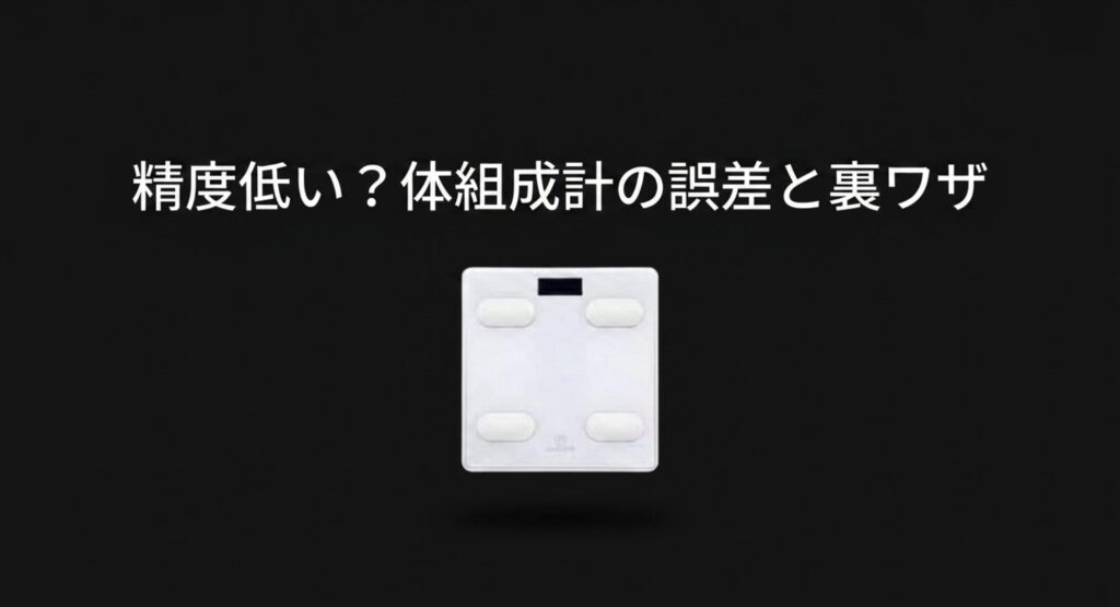 チョコザップの体組成計の精度や誤差の原因と、正確に測る裏ワザについての解説