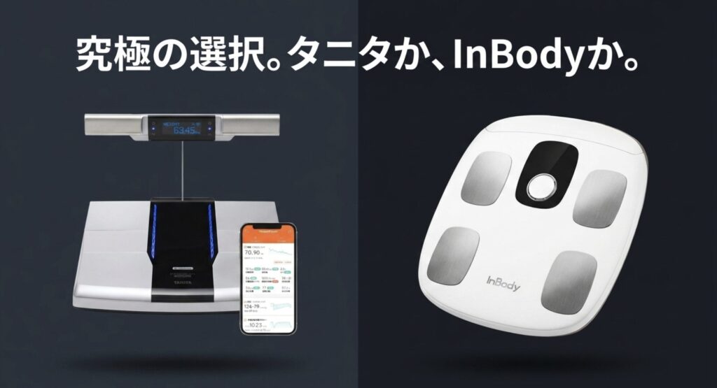 タニタとInBodyの体組成計を徹底比較するアイキャッチ画像